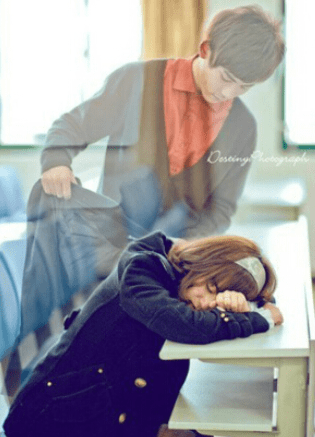 感伤语录配图：时间不会让我忘记你，只会习惯没有你