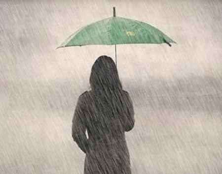 雨中独影 雨中独影